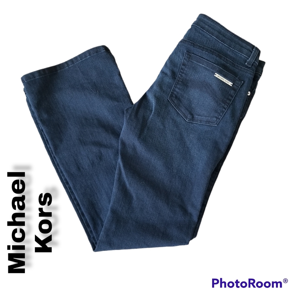 Michael Kors Dark Denim Jeans ~size 8